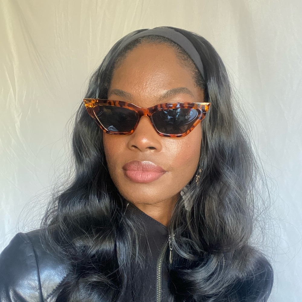 Brand new cat eye frames with gold sides